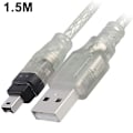 Miniatyrbilde 2 av 8: USB-kabel (hann til Firewire IEEE1394a hann, med 4 pinner, for enheter
