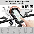 Miniatyrbillede 2 af 5: Vandtæt cykeltelefonholder, 360° rotation