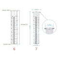 Miniatyrbillede 5 af 5: Højtydende regnmåler erstatningsrør glas vandmåling netværktøj fittings til have have og udendørs hjem