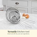 Pikkukuva 2 / 6: Cuisinart Mesh-siivilät, 3 kpl (1 pakkaus), CTG-00-3MS Hopea