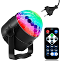Miniatyrbilde 1 av 6: Diskokuleprojektor – LED RGB Spotlight