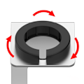 Miniatyrbillede 3 af 5: Holder Base Dock Stand Opladning Trådløs Oplader Hvid til Samsung Galaxy Watch 3/4 white