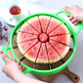 Miniatyrbilde 3 av 3: Nava Misty Vannmelon- og Ananasmelonkutter med Sklisikkert Håndtak