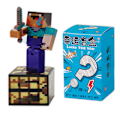 Miniatyrbillede 7 af 11: Mine verden byggeklodser minifigur rustning Steve dukke model omgivende kage ornamenter håndlavede blind box legetøj 16 minifigures set (in bag)