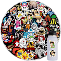 Pikkukuva 2 / 8: 100 kpl One Piece -tarroja, japanilainen klassinen merirosvoseikkailuteemainen anime-tarroja DPiece