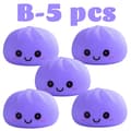 2027 Nye Dumpling Natlamper Glødende Dumplings Skrivebordsornament Sød Glødende Dumpling Damperkasse Kawaii Dumpling Lamper Gaver B-5pcs