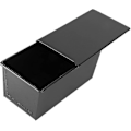 Miniatyrbilde 1 av 4: Brødform med lokk i stål, bakeform for brød, kake, toast, non-stick toastboks