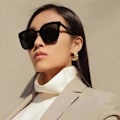Pikkukuva 5 / 5: Ylelliset korealaistyyliset aurinkolasit naisille, Monster-design, Gentle Men -trendikkäät asetaatti kissansilmä polarisoidut aurinkolasit naisille UV400 [db] HARMAA GRAY Polarized