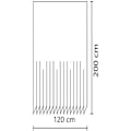 Miniatyrbillede 5 af 5: Bruseforhæng 120x200 cm Digital Print Moderne Design Polyester