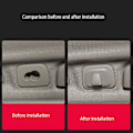 Pikkukuva 5 / 5: 2x Auto Hanger Hooks Takakattokoukku Sopii Xc40 Xc60 Xc90 V90 S90 2018 2019 2020 Auton Tarvikkeet