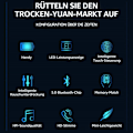 Miniatyrbilde 3 av 5: In-ear hodetelefoner, for Samsung Android Iphone trådløse hodetelefoner