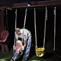 Pikkukuva 4 / 10: Ulkokäyttöön tarkoitettu seinävalaisin liiketunnistimella | 1000 lumenin LED-ulkovalo | Langaton akkukäyttöinen valaistus | 360 asteen kierto ja kallistus