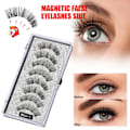 Pikkukuva 4 / 5: 3D Magneettiset tekoripset Käsintehdyt Keinotekoiset Faux Cils Natura MB9A one size