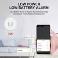 Tuya ZigBee Smart Vibrasjonssensor Sanntidsovervåking Dør Vindusdeteksjon Alarm Smart Sikkerhet