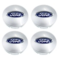 Miniatyrbild 2 av 4: 4-Pack - Ford Navkapslar / Hjulnavsemblem - B 60 54mm - Silver