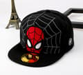 Spider-Man flad skygge kasket baseballkasket til børn sort