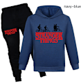 Miniatyrbilde 8 av 11: Stranger Things Hettegenser Genser Pullover Høst/Vinter orange color 110cm