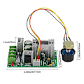 Pikkukuva 2 / 5: DC-moottorin ohjain 12 V 24 V 36 V 48 V Suuritehoinen käyttömoduuli PWM elektroninen säädin