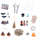 Pikkukuva 1 / 4: 26 kpl Halloween-miniatyyrit Mini-koristeet Miniatyyri Halloween-kylä Tarvikkeet Sekoitettu väri 10x2c Assorted Color Assorted Color 10x2cm