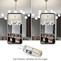 Miniatyrbilde 3 av 4: G4 LED-pærer, varmhvit, erstatning for 20 W halogenpærer, 10-pakning