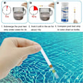Miniatyrbillede 4 af 6: 100x Pool Test Strips 3i1 Klor Brom pH Alkalinitet Pool Tester Vand Tester Pool Tilbehør
