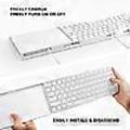 Miniatyrbilde 5 av 5: Nye modeller PÅ LAGER for Apple Magic Trackpad 2/3 / Magic Keyboard 2/3 Justerbart feste Sidebord Holder Stativ