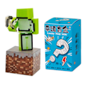 Miniatyrbillede 1 af 11: Mine verden byggeklodser minifigur rustning Steve dukke model omgivende kage ornamenter håndlavede blind box legetøj Dream(doll 7 cm)