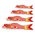 Pikkukuva 3 / 5: 70cm Koi Nobori Karpin Tuulisukat Koinobori Värikäs Kalalippu Seinäkoriste Punainen red