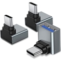 Pikkukuva 1 / 5: 90 asteen USB C - USB -sovitin, 3 kpl, kulmallinen USB C -uros - USB 3.0 -sovitin, MacBook Pro 2020/iMac/MacBook jne.