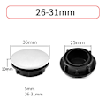 Miniatyrbilde 2 av 5: Vask Hull Plugg 4 Pakning (1 til 1,2 tommer i diameter) Vask Kran Hull Plugg