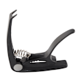 Miniatyrbillede 2 af 8: Guitar Capo 2 i 1 Zinklegering Multifunktionelt Professionelt Musikinstrument Tilbehør Sort