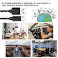 Miniatyrbillede 4 af 5: USB Type C-kabel Hurtigopladning USB C-kabler Type-c Datakabel Oplader USB C Til Samsung S9 Note 9 Huawei P20 Pro Xiaomi 1m/2m/3m 2m Grøn 3m Green 3m