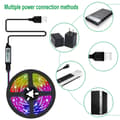 LED-slingor 15m Rullar Extra Lång Musiksynkronisering App-kontroll Fjärrkontroll RGB-tejp för Sovrum [Energiklass A++] -FD21-