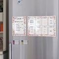 Miniatyrbild 1 av 5: Transparent akryl raderbar mini veckoplanerare - rosa, A3+A4 storlek, enkel