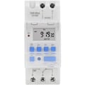 Miniatyrbilde 1 av 5: 12V DC 16A Ukentlig Timer, LCD-skjerm med Nedtellingsfunksjon, Utskiftbart Batteri