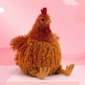 Miniatyrbild 4 av 4: 23cm Jellycat Plyschleksaker Söta Mjuka Stoppade Animerade Kycklingar Hemrumsdekoration Dockor För Barn Födelsedag Julgåva-fance
