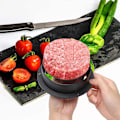Miniatyrbillede 4 af 5: 3 i 1 Hamburgerpresse, Fyldt Hamburgerpresse med 200 Non-Stic