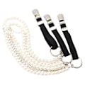 Miniatyrbillede 1 af 5: Punk Style Hængsler Dame Y-form Metal Clips Justerbar Pearl Strap-yu