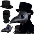 Raxwalker Pestedoktor Maske Halloween Rekvisitter Kostumesæt 3I1 SÆT