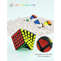 Miniatyrbilde 8 av 8: 5x5 Speed Cube, 5x5x5 Original Puslespill Super-Slitesterk Klistremerke med Levende Farger (5x5x5) 5x5x5 5x5x5 3x3x3