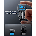 Miniatyrbild 5 av 5: 52.5W Billaddare [USB C + USB A], PD & QC 3.0 Snabbladdande USB-adapter, Billaddningsadapter för iPhone iPad Samsung