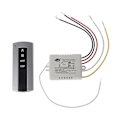 Miniatyrbillede 1 af 5: Trådløs 2-kanals ON/OFF Lampe Fjernbetjening Switch Modtager Sender [db]