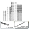 Miniatyrbillede 3 af 5: Diamantbor Sæt 20 Dele 4 Størrelser 1mm 1.5mm 2mm 2.5mm Twist Tip Smykker Strand Havglas Skal Ædelstene Lapidary [DB]