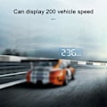 Miniatyrbillede 5 af 5: Head-Up Display, Universal GPS HUD til bil, speedometer med USB-interface, hastighed, kørselsretning, overhastighed, fejlkode, til alle køretøjer