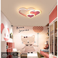 Miniatyrbilde 4 av 5: Moderne LED Taklampe Hjerte Barnerom