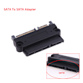 Miniatyrbillede 1 af 8: 1 stk SFF-8482 SATA /SAS til SATA 180 Graders Vinkeladapter Konverter