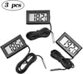 Sats med 3 LCD-akvarietermometrar, digital termometer