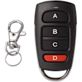 Miniatyrbillede 4 af 5: Universal Garage Door Cloning Key Fjärrkontroll 433MHz 4 Knapp Cloners för Garage Door Electric Gate Etc