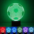Miniatyrbillede 1 af 8: Cara 3D Illusion Fodboldlamper Lampe Fodbold Natlamper fo