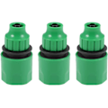 Miniatyrbillede 1 af 5: 3-delt hurtigkoblingsslangeadapter fitting 8mm ID slange